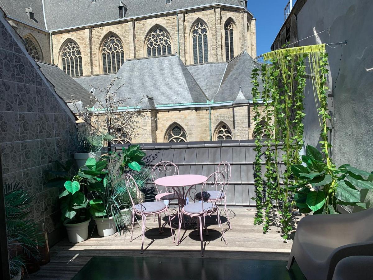 Wellness Loft With Sauna, Jacuzzi, Roof Terrace & Amazing View Lejlighed Antwerpen Eksteriør billede