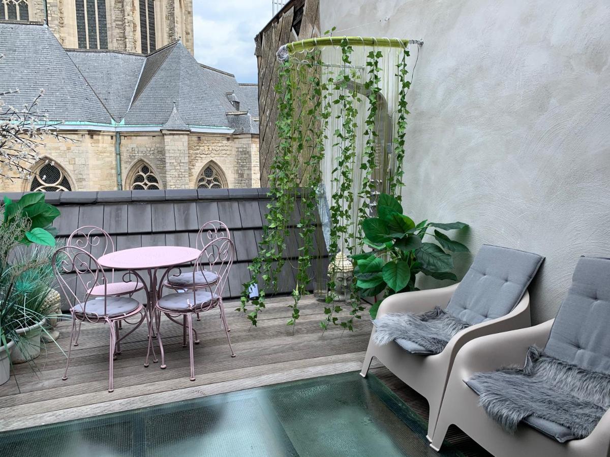 Wellness Loft With Sauna, Jacuzzi, Roof Terrace & Amazing View Lejlighed Antwerpen Eksteriør billede