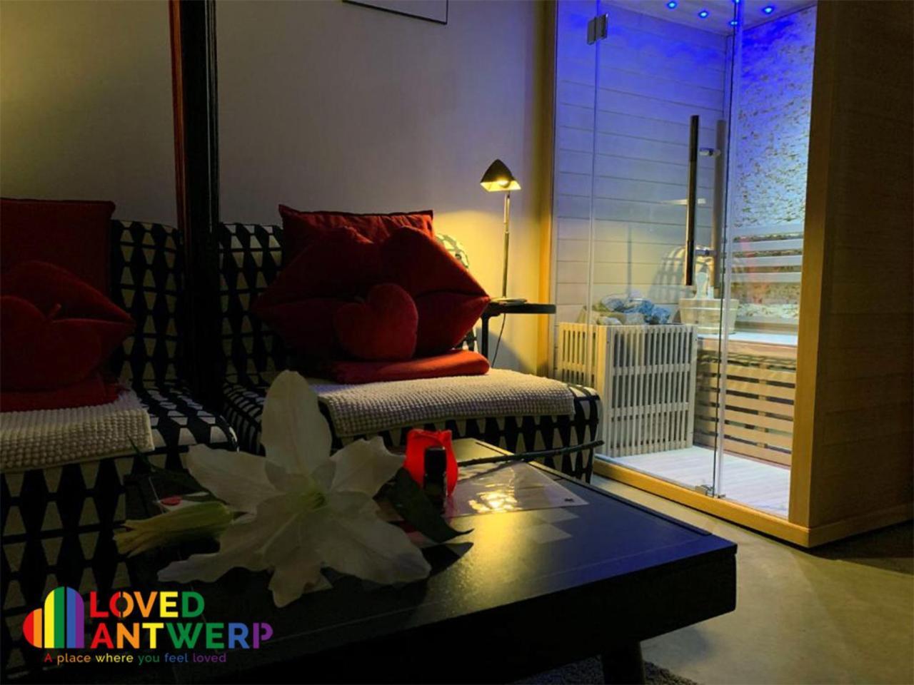 Wellness Loft With Sauna, Jacuzzi, Roof Terrace & Amazing View Lejlighed Antwerpen Eksteriør billede