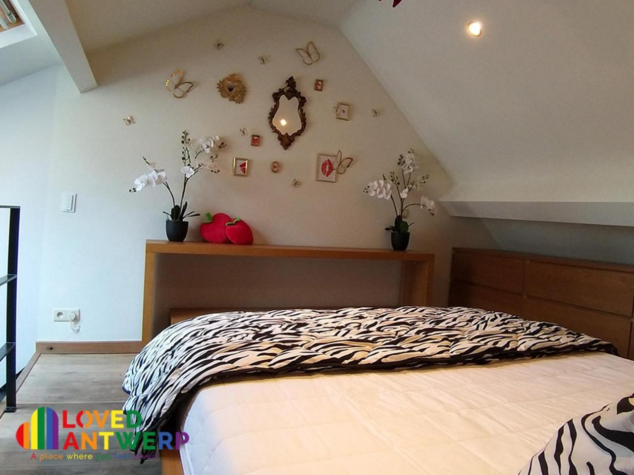Wellness Loft With Sauna, Jacuzzi, Roof Terrace & Amazing View Lejlighed Antwerpen Eksteriør billede