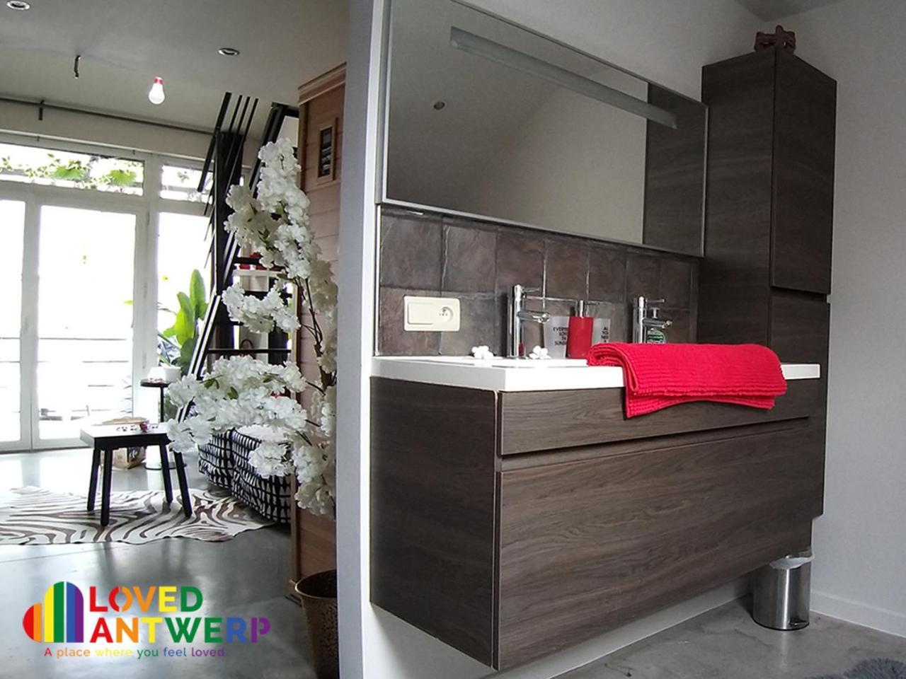 Wellness Loft With Sauna, Jacuzzi, Roof Terrace & Amazing View Lejlighed Antwerpen Eksteriør billede